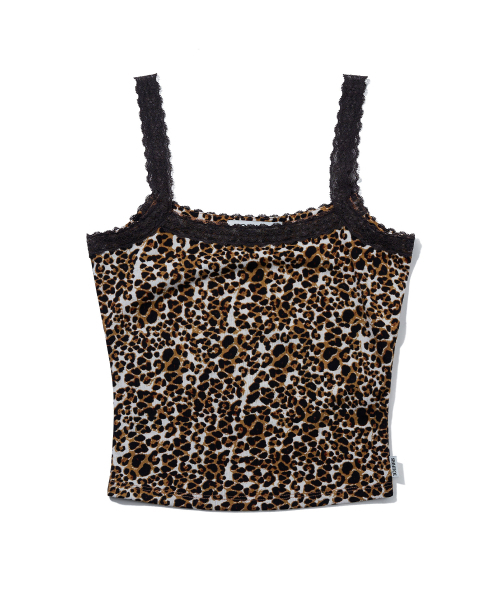 YOUHEE(ユヒ)の「LACE SLEEVELESS_BROWN(Tシャツ/カットソー・レディース・その他・SMALL/MEDIUM)」の2枚目の写真