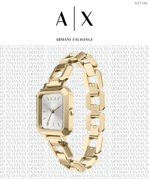 ARMANI EXCHANGE（アルマーニエクスチェンジ）の「アルマーニ・エクスチェンジ 腕時計 レディース アナログ ステンレス AX7186SET（アナログ腕時計・レディース・ゴールド・FREE）」の9枚目の写真