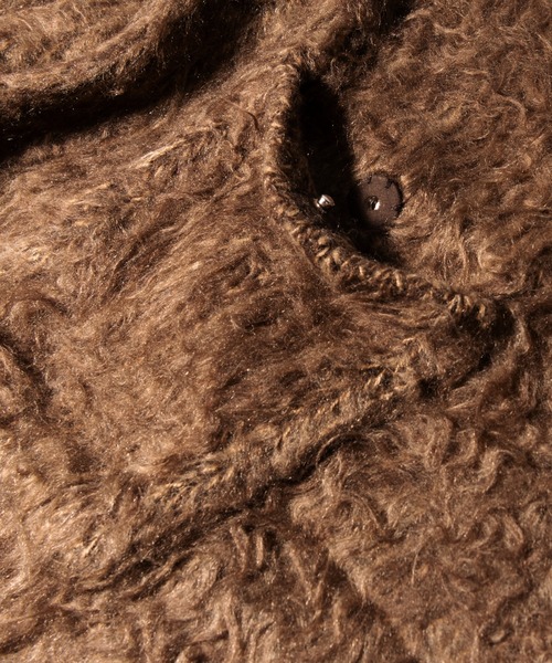 glamb(グラム)の「Shaggy Knit Shirt Cardigan / シャギーニットシャツカーディガン(カーディガン/ボレロ・メンズ・ブルー/ブラウン・S/M/L)」の14枚目の写真