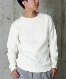 "04"≪JEMORGAN≫ビッグワッフル プルオーバー スウェットシャツ