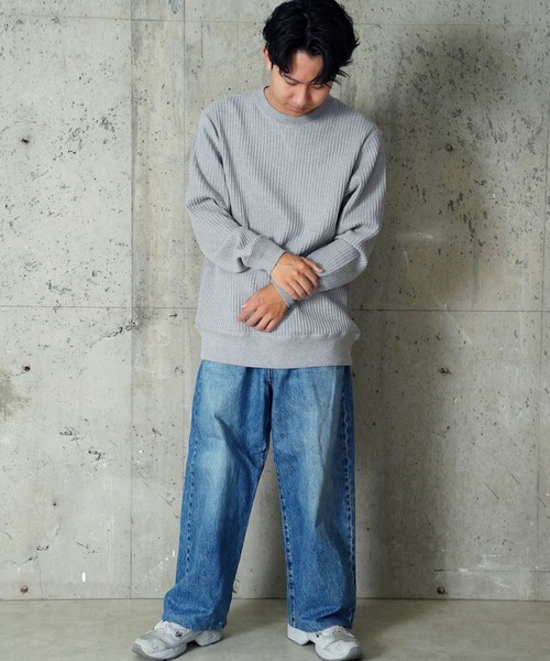 JEMORGAN(ジェーイーモーガン)の「"04"≪JEMORGAN≫ビッグワッフル プルオーバー スウェットシャツ(スウェット・メンズ・ダークグレー/グレー/ライトグレー/ブラック/アイボリー・XL/M/L)」の10枚目の写真