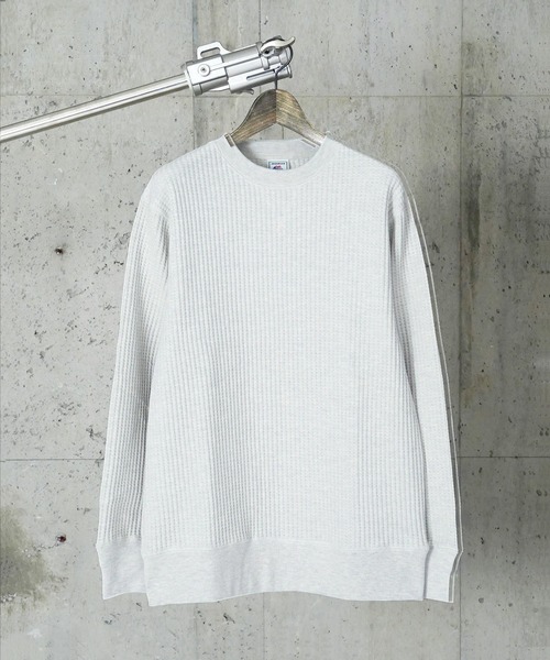 JEMORGAN(ジェーイーモーガン)の「"04"≪JEMORGAN≫ビッグワッフル プルオーバー スウェットシャツ(スウェット・メンズ・ダークグレー/グレー/ライトグレー/ブラック/アイボリー・XL/M/L)」の16枚目の写真