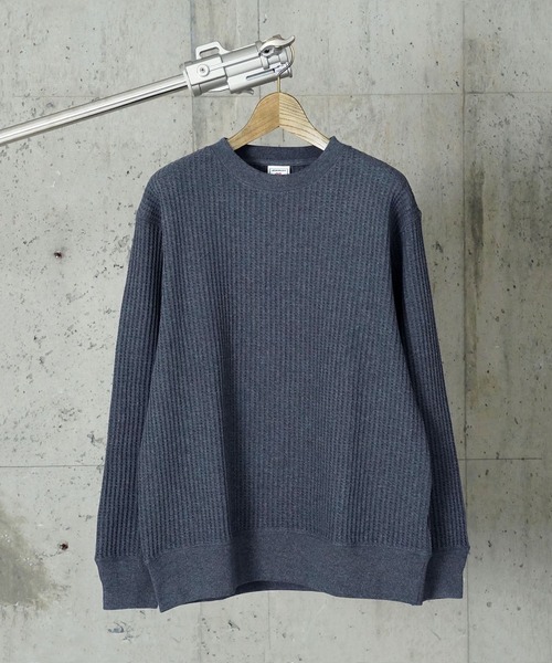 JEMORGAN(ジェーイーモーガン)の「"04"≪JEMORGAN≫ビッグワッフル プルオーバー スウェットシャツ(スウェット・メンズ・ダークグレー/グレー/ライトグレー/ブラック/アイボリー・XL/M/L)」の19枚目の写真