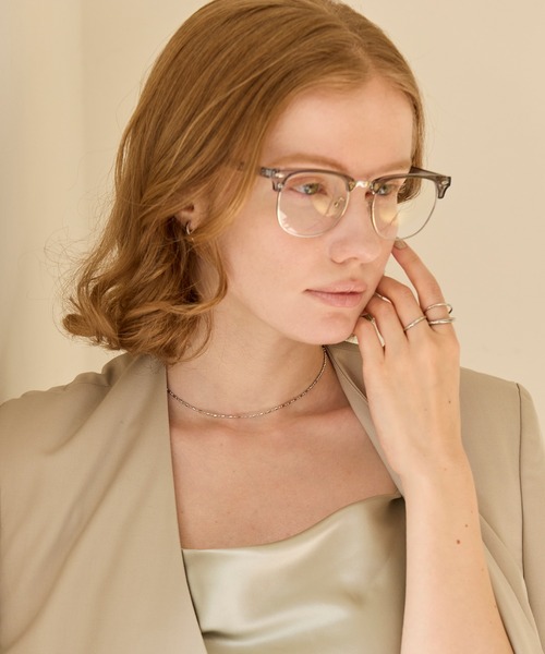 Phoebe（フィービィー）の「【金属アレルギー対応】ミックスドットマグネットチェーンネックレス/ニッケルフリー　ワンタッチ ベーシック 着脱簡単（ネックレス・レディース・イエローゴールド/シルバー・FREE）」の4枚目の写真