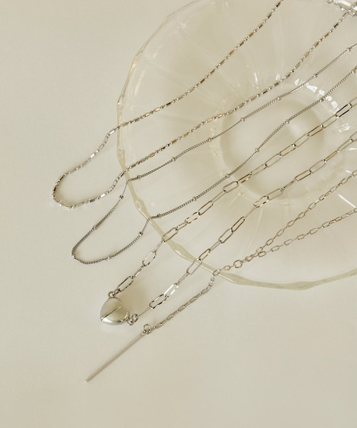 Phoebe（フィービィー）の「【金属アレルギー対応】ミックスドットマグネットチェーンネックレス/ニッケルフリー　ワンタッチ ベーシック 着脱簡単（ネックレス・レディース・イエローゴールド/シルバー・FREE）」の9枚目の写真