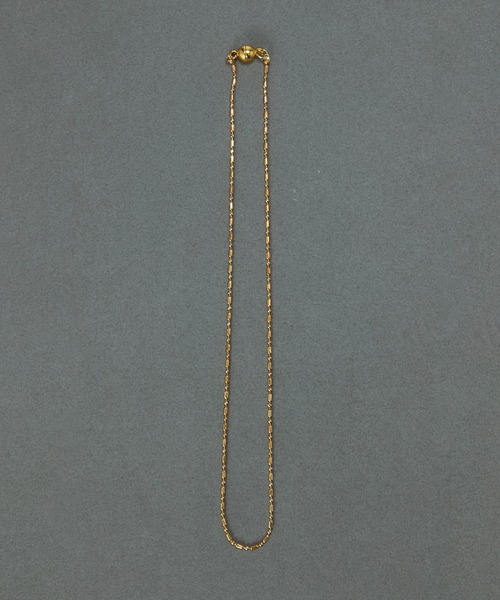Phoebe（フィービィー）の「【金属アレルギー対応】ミックスドットマグネットチェーンネックレス/ニッケルフリー　ワンタッチ ベーシック 着脱簡単（ネックレス・レディース・イエローゴールド/シルバー・FREE）」の12枚目の写真