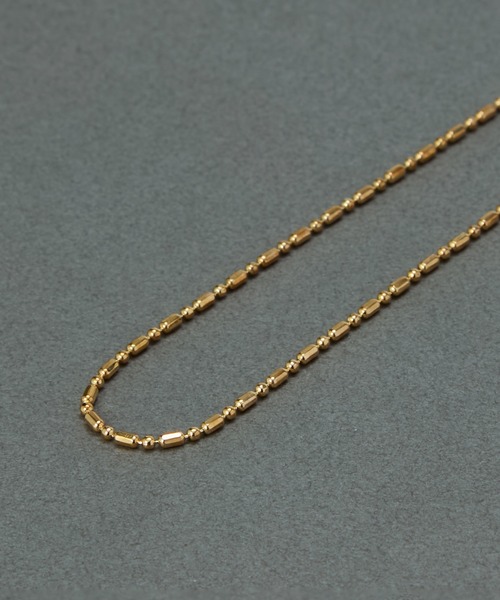 Phoebe（フィービィー）の「【金属アレルギー対応】ミックスドットマグネットチェーンネックレス/ニッケルフリー　ワンタッチ ベーシック 着脱簡単（ネックレス・レディース・イエローゴールド/シルバー・FREE）」の13枚目の写真