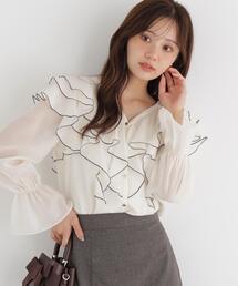 PROPORTION BODY DRESSING | ボリュームラッフルブラウス / 1216210905(シャツ/ブラウス)