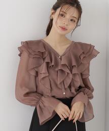 PROPORTION BODY DRESSING | ボリュームラッフルブラウス / 1216210905(シャツ/ブラウス)