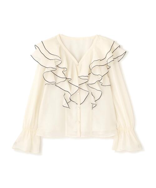 PROPORTION BODY DRESSING(プロポーションボディドレッシング)の「ボリュームラッフルブラウス / 1216210905(シャツ/ブラウス・レディース・ホワイト系その他/ブラック系その他/ブラウン系その他・FREE)」の20枚目の写真