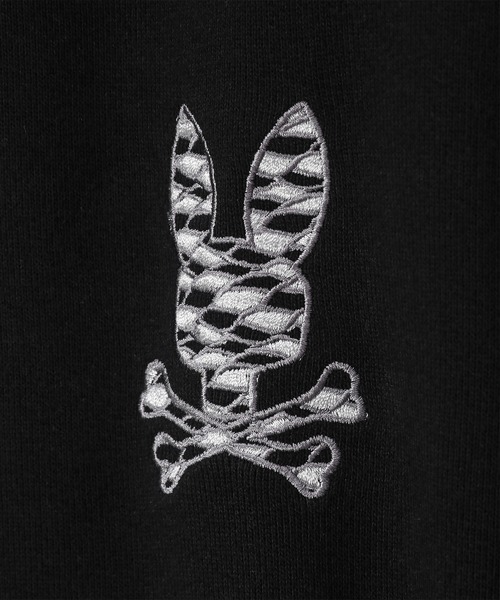 Psycho Bunny（サイコバニー）の「バックコード刺繍 ハーフジップスウェット（スウェット・メンズ・ライトグレー/ブラック・X-LARGE/LARGE/MEDIUM）」の9枚目の写真