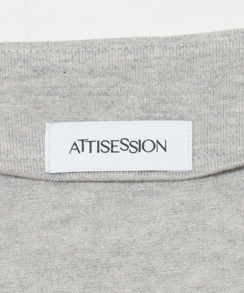 ATTISESSION(アティセッション)の「<ATTISESSION>ドレープ ロングスリーブトップス(Tシャツ/カットソー・レディース・その他1/グレー系・FREE)」の17枚目の写真