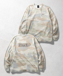 HUF（ハフ）の「89 OUTLINE LS RAGLAN（Tシャツ/カットソー）」