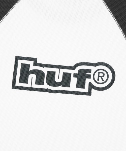 HUF(ハフ)の「89 OUTLINE LS RAGLAN(Tシャツ/カットソー・メンズ・カモフラージュ/ブラック・L/S/XL/M/XXL)」の15枚目の写真