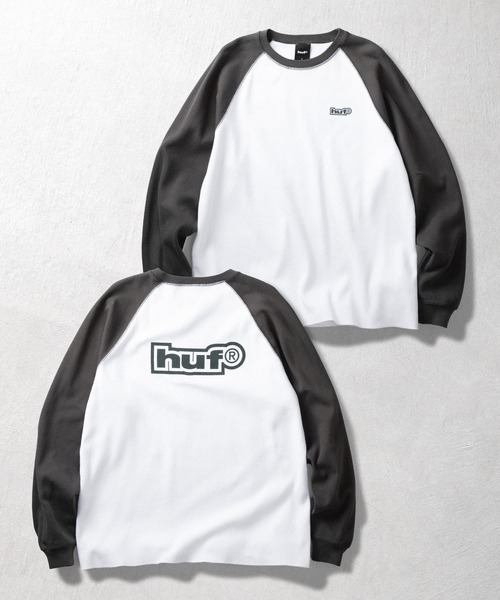 HUF(ハフ)の「89 OUTLINE LS RAGLAN(Tシャツ/カットソー・メンズ・カモフラージュ/ブラック・L/S/XL/M/XXL)」の19枚目の写真
