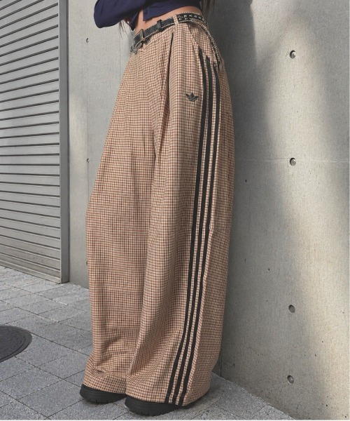 adidas/アディダス】チェック柄ルーズパンツ（その他パンツ）｜adidas