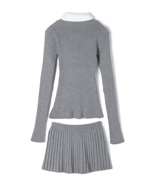 M DOLLY(エムドリー)の「Rib knit ivy setup / リブニットアイヴィーセットアップ(セットアップ・レディース・ブラック/アイボリー/グレー・FREE)」の21枚目の写真