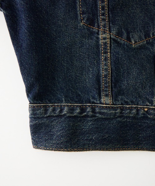 Levi's（リーバイス）の「[LEVI’S/リーバイス] LOOSE CROP TRUCKER デニムジャケット（デニムジャケット・レディース・ライトインディゴブルー/インディゴブルー・S）」の6枚目の写真
