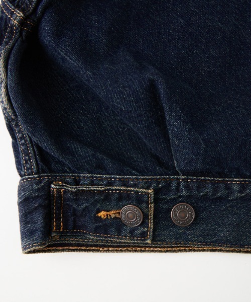 Levi's（リーバイス）の「[LEVI’S/リーバイス] LOOSE CROP TRUCKER デニムジャケット（デニムジャケット・レディース・ライトインディゴブルー/インディゴブルー・S）」の7枚目の写真