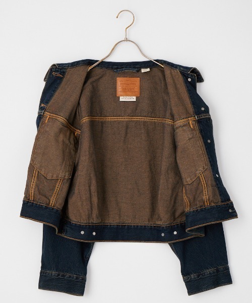 Levi's（リーバイス）の「[LEVI’S/リーバイス] LOOSE CROP TRUCKER デニムジャケット（デニムジャケット・レディース・ライトインディゴブルー/インディゴブルー・S）」の9枚目の写真