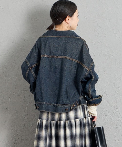 LOOSE CROP TRUCKER 丹寧夾克外套
