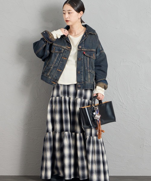 LOOSE CROP TRUCKER 丹寧夾克外套