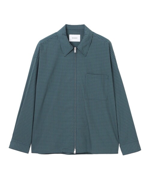 MACKINTOSH PHILOSOPHY（ﾏｯｷﾝﾄｯｼｭ ﾌｨﾛｿﾌｨｰ）の「【WEEKENDER】オーバーシャツハリントン ガングラブ/ブラックウォッチ（ブルゾン・メンズ・グリーン系その他4/ブラウン系その他4・40/38）」の2枚目の写真