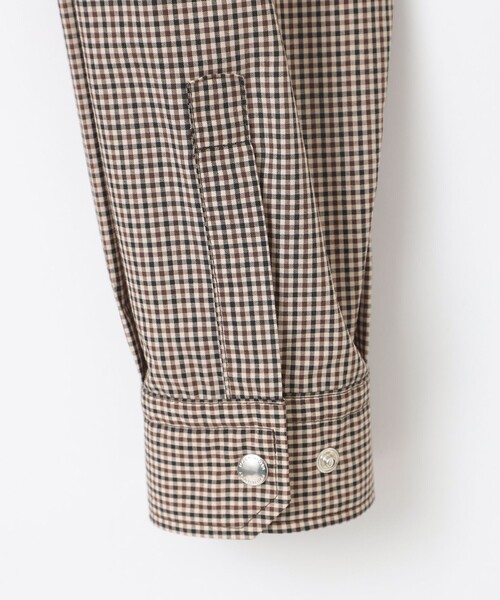 MACKINTOSH PHILOSOPHY（ﾏｯｷﾝﾄｯｼｭ ﾌｨﾛｿﾌｨｰ）の「【WEEKENDER】オーバーシャツハリントン ガングラブ/ブラックウォッチ（ブルゾン・メンズ・グリーン系その他4/ブラウン系その他4・40/38）」の10枚目の写真