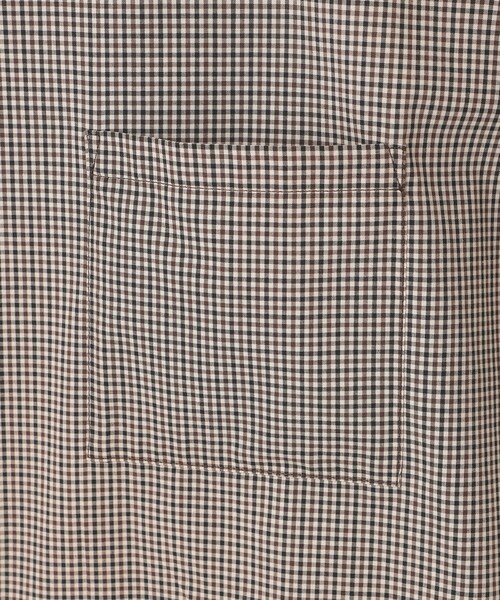 MACKINTOSH PHILOSOPHY（ﾏｯｷﾝﾄｯｼｭ ﾌｨﾛｿﾌｨｰ）の「【WEEKENDER】オーバーシャツハリントン ガングラブ/ブラックウォッチ（ブルゾン・メンズ・グリーン系その他4/ブラウン系その他4・40/38）」の3枚目の写真