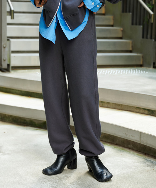 OUTDOOR PRODUCTS(アウトドアプロダクツ)の「VINTAGE LIKE SWEAT PANTS(スウェットパンツ・レディース・ブラック/チャコールグレー・38/36)」の3枚目の写真