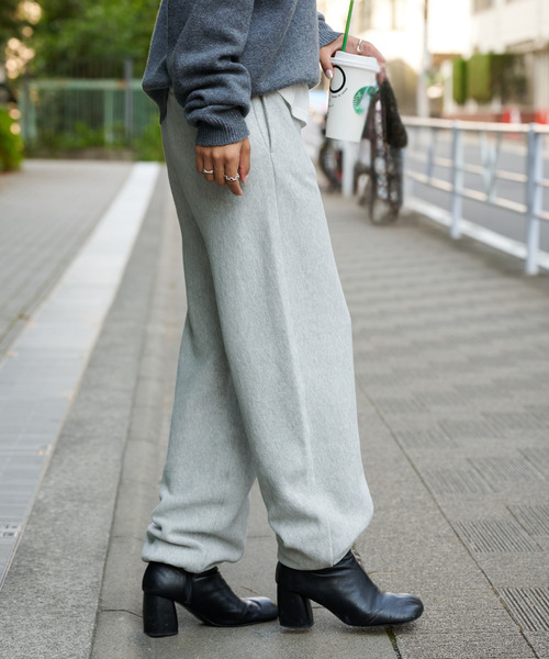 OUTDOOR PRODUCTS(アウトドアプロダクツ)の「VINTAGE LIKE SWEAT PANTS(スウェットパンツ・レディース・ブラック/チャコールグレー・38/36)」の19枚目の写真