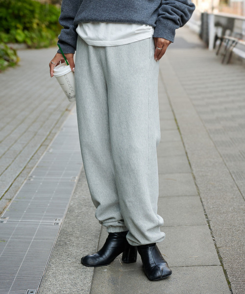 OUTDOOR PRODUCTS(アウトドアプロダクツ)の「VINTAGE LIKE SWEAT PANTS(スウェットパンツ・レディース・ブラック/チャコールグレー・38/36)」の20枚目の写真