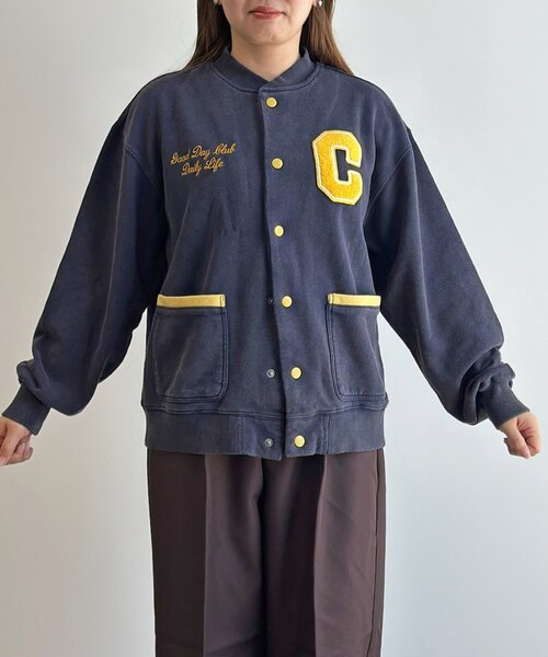 CPCM(シーピーシーエム)の「バック刺繍スナップカーデ(Tシャツ/カットソー・メンズ・ネイビー/グレー・SMALL/MEDIUM/LARGE)」の13枚目の写真