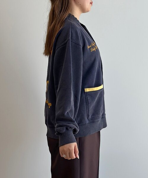 CPCM(シーピーシーエム)の「バック刺繍スナップカーデ(Tシャツ/カットソー・メンズ・ネイビー/グレー・SMALL/MEDIUM/LARGE)」の14枚目の写真