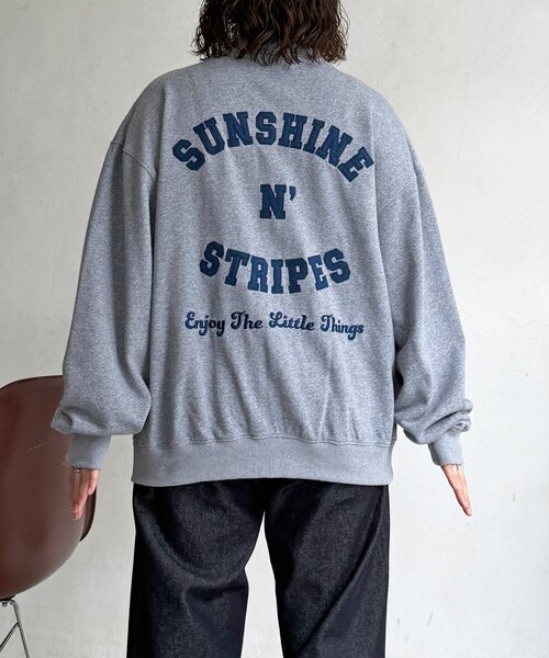 CPCM(シーピーシーエム)の「バック刺繍スナップカーデ(Tシャツ/カットソー・メンズ・ネイビー/グレー・SMALL/MEDIUM/LARGE)」の19枚目の写真
