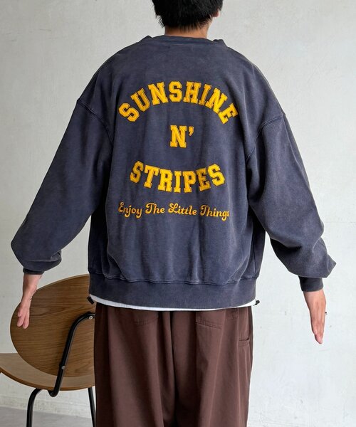 CPCM(シーピーシーエム)の「バック刺繍スナップカーデ(Tシャツ/カットソー・メンズ・ネイビー/グレー・SMALL/MEDIUM/LARGE)」の22枚目の写真