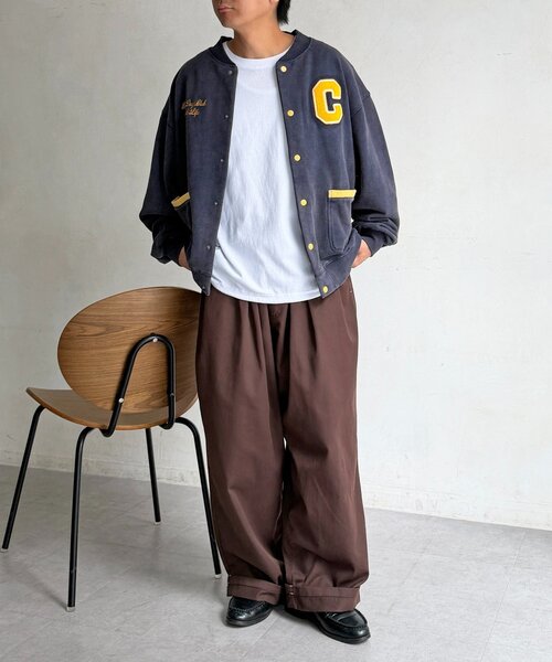 CPCM(シーピーシーエム)の「バック刺繍スナップカーデ(Tシャツ/カットソー・メンズ・ネイビー/グレー・SMALL/MEDIUM/LARGE)」の10枚目の写真