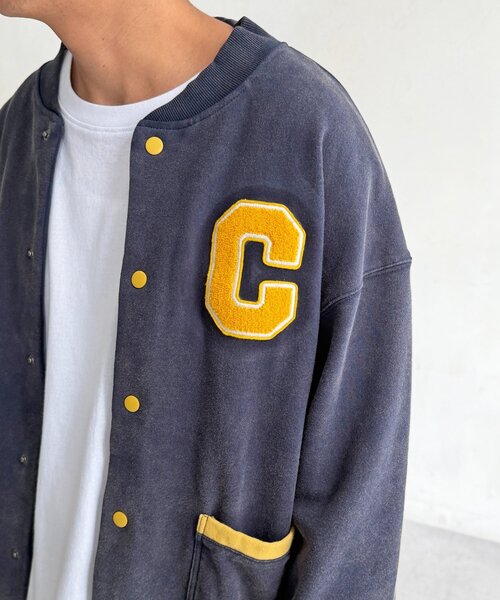 CPCM(シーピーシーエム)の「バック刺繍スナップカーデ(Tシャツ/カットソー・メンズ・ネイビー/グレー・SMALL/MEDIUM/LARGE)」の11枚目の写真