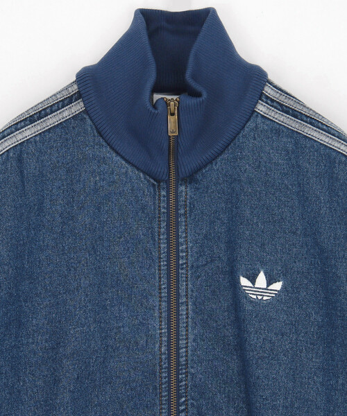 adidas(アディダス)の「adidas/アディダス FIREBIRD ADICOLOR DENIM TRACK TOP - Medium Vintage Denim(ブルゾン・メンズ・ブルー・LARGE/MEDIUM/X-LARGE)」の8枚目の写真