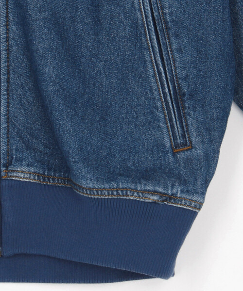 adidas(アディダス)の「adidas/アディダス FIREBIRD ADICOLOR DENIM TRACK TOP - Medium Vintage Denim(ブルゾン・メンズ・ブルー・LARGE/MEDIUM/X-LARGE)」の7枚目の写真