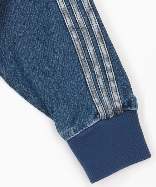 adidas(アディダス)の「adidas/アディダス FIREBIRD ADICOLOR DENIM TRACK TOP - Medium Vintage Denim(ブルゾン・メンズ・ブルー・LARGE/MEDIUM/X-LARGE)」の6枚目の写真