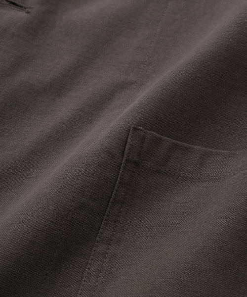 UNFOLLOW（アンフォロー）の「【FOLL / フォル】washed light duck daily jacket（テーラードジャケット・メンズ・グレー・3/2）」の7枚目の写真