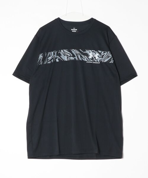 UNDER ARMOUR(アンダーアーマー)の「UAテック ショートスリーブTシャツ 〈グラフィック〉(トレーニング/メンズ)(Tシャツ/カットソー・メンズ・ブラック・L/M/2XL/3XL/S/XL)」の1枚目の写真