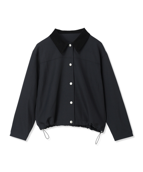 LE SOUK HOLIDAY(ルスークホリデー)の「コーデュロイ衿切替ジャケット(その他アウター・レディース・ネイビー/ブラック・M/L)」の22枚目の写真