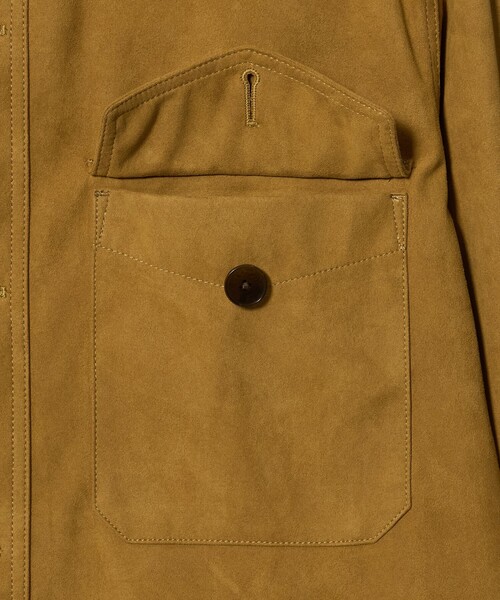 UNITED ARROWS(ユナイテッドアローズ)の「スエーディー オーバーシャツ(シャツ/ブラウス・メンズ・ブラウン系/モカ・S/M/XL/L)」の15枚目の写真