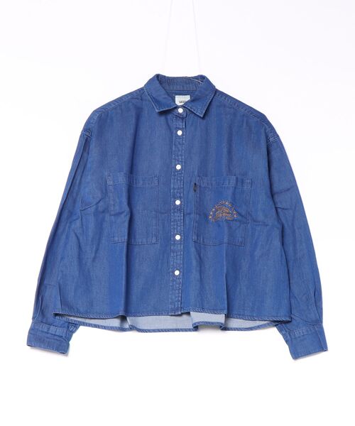 VANS(バンズ)の「VANSアパレル(WJ) ヴァンズ W EMBROIDERY DENIM SHIRT ロングスリーブ 126K3071201 ABC-MART限定 INDIGO(シャツ/ブラウス・レディース・ブルー・MEDIUM/SMALL)」の1枚目の写真