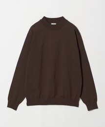 A+ ポリエステル モックネック ニット