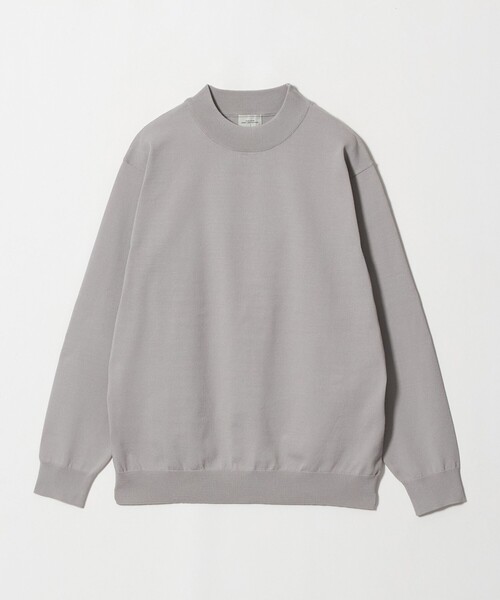 green label relaxing(グリーンレーベルリラクシング)の「A+ ポリエステル モックネック ニット(ニット/セーター・メンズ・ライトグレー/ブラック/ダークブラウン・M/XL/S/L)」の2枚目の写真