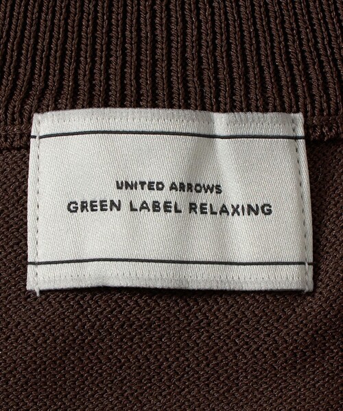 green label relaxing(グリーンレーベルリラクシング)の「A+ ポリエステル モックネック ニット(ニット/セーター・メンズ・ライトグレー/ブラック/ダークブラウン・M/XL/S/L)」の12枚目の写真