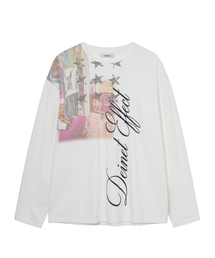 DIGITAL VINTAGE LONG SLEEVE IN WHITE